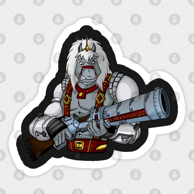 Bravestarr - Thirty/Thirty #2 Sticker by TheD33J